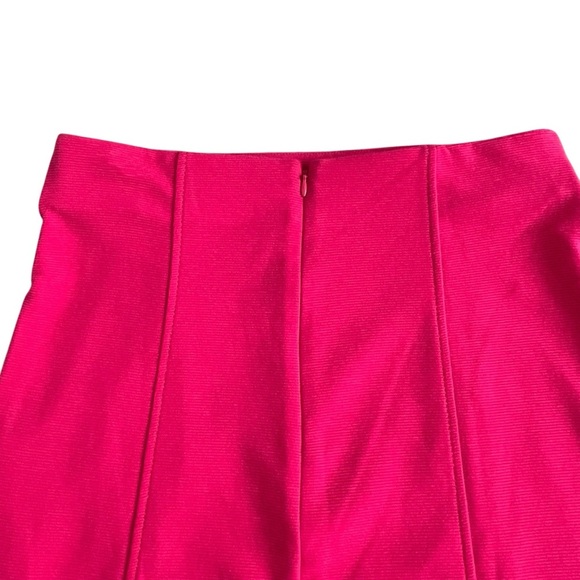 Ann Taylor Pink Mini Skirt Women’s Size 6 Lined Textured Fabric - Picture 5 of 8
